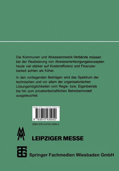 Produktbild: Abwasserkonzepte