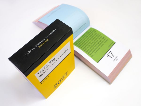 Produktbild: Tag f&uuml;r Tag. Weltliteratur zum Abrei&szlig;en 2027