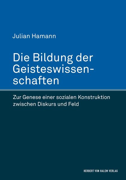 Produktbild: Die Bildung der Geisteswissenschaften