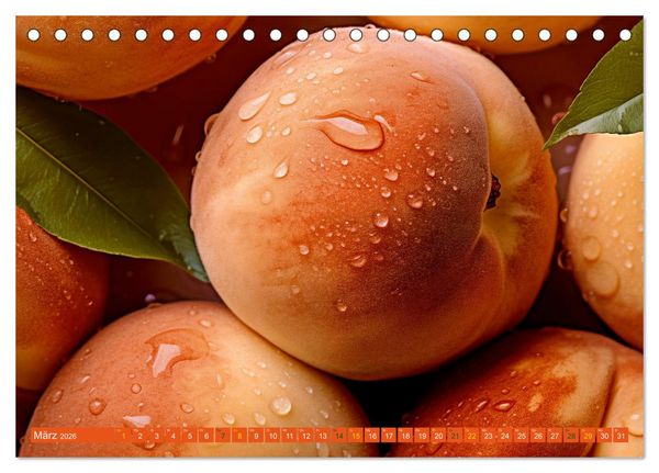 Produktbild: ORANGE - Gem&uuml;se und Obst -Vitaminreich (Tischkalender 2026 DIN A5 quer), CALVENDO Monatskalender