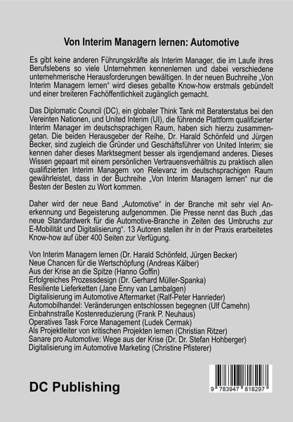 Produktbild: Automotive: Interim Manager berichten aus der Praxis