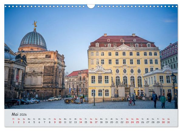 Produktbild: Dresden - Sachsens Perle an der Elbe (Wandkalender 2026 DIN A3 quer), CALVENDO Monatskalender