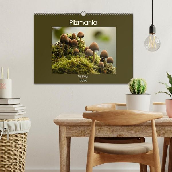 Produktbild: Pilzmania (Wandkalender 2026 DIN A3 quer), CALVENDO Monatskalender
