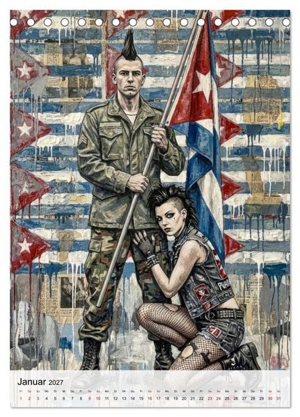 Produktbild: Punk 76 (Tischkalender 2027 DIN A5 hoch), CALVENDO Monatskalender