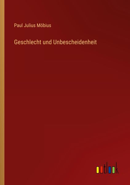 Produktbild: Geschlecht und Unbescheidenheit