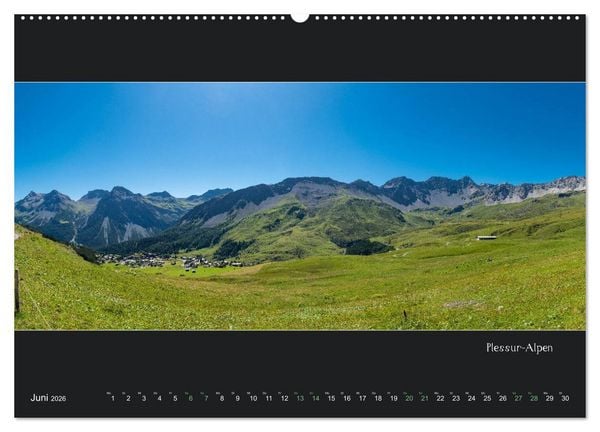 Produktbild: Arosa Panorama (Wandkalender 2026 DIN A2 quer), CALVENDO Monatskalender