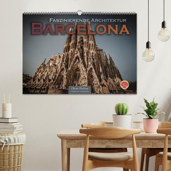 Produktbild: Barcelona - Faszinierende Architektur (Wandkalender 2026 DIN A2 quer), CALVENDO Monatskalender