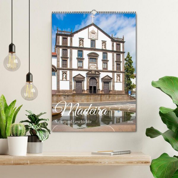 Produktbild: Madeira - Natur und Geschichte (Wandkalender 2026 DIN A2 hoch), CALVENDO Monatskalender