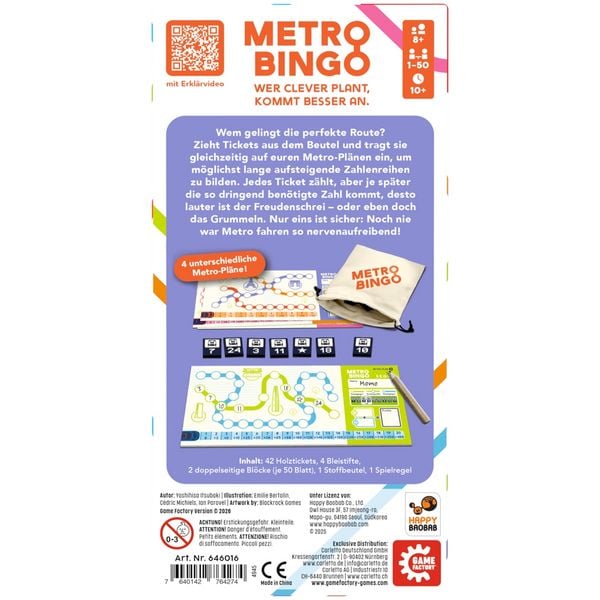 Produktbild: Metro Bingo