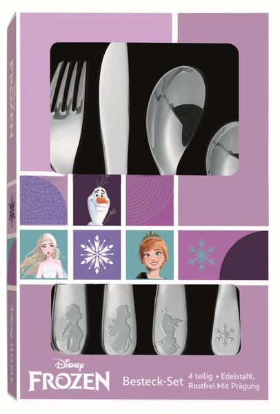 Produktbild: Frozen 4tlg Besteckset Edelstahl