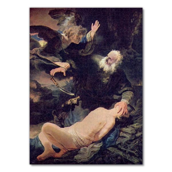 Produktbild: Lais Puzzle Rembrandt Harmensz. van Rijn - Der Engel verhindert die Opferung Isaaks 1000 Teile