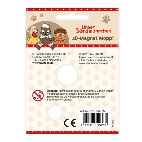Produktbild: Trötsch Unser Sandmännchen Magnet Moppi