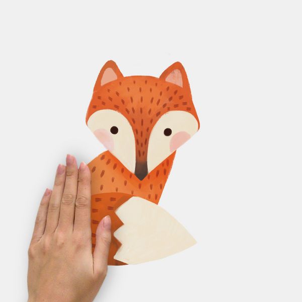 Produktbild: Wandtattoos Tierfreunde im Wald 22,9x44,1cm