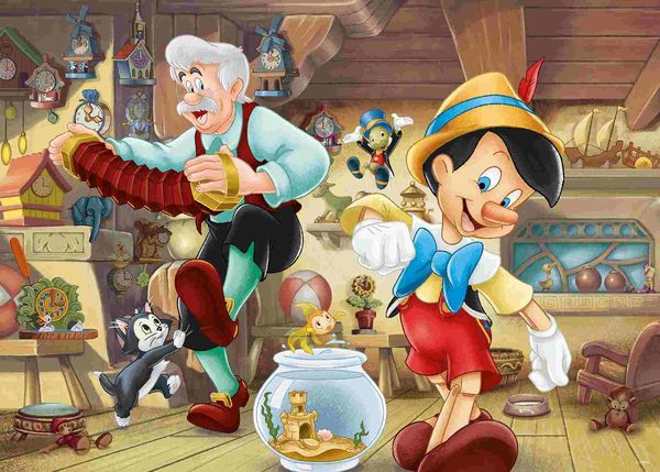 Produktbild: Erwachsenenpuzzle 1000 Teile - Disney Classics - Pinocchio