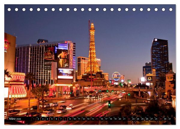 Produktbild: Las Vegas (Tischkalender 2026 DIN A5 quer), CALVENDO Monatskalender
