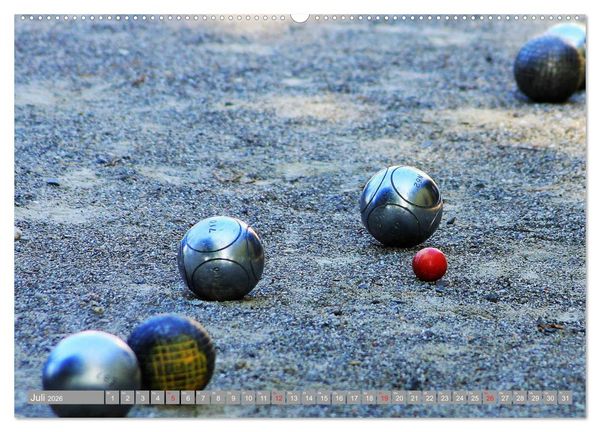 Produktbild: Boule. Konzentration - Sport - Entspannung (Wandkalender 2026 DIN A2 quer), CALVENDO Monatskalender
