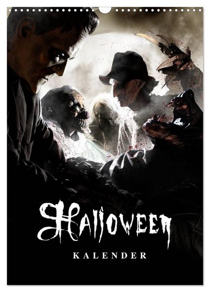 Produktbild: Halloween Optische Illusionen - Kalender 2026 (Wandkalender 2026 DIN A3 hoch), CALVENDO Monatskalender