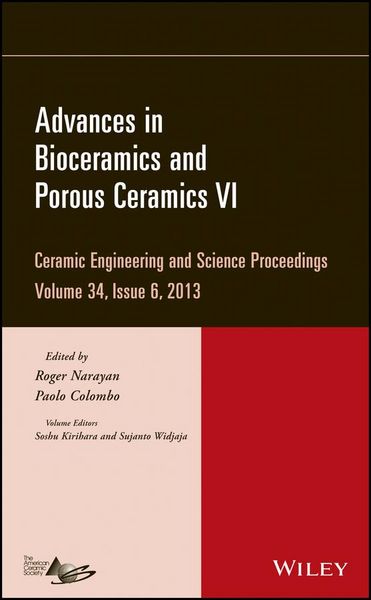 Produktbild: Advances in Bioceramics and Porous Ceramics VI, Volume 34, Issue 6