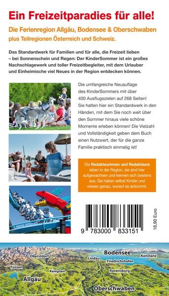 Produktbild: Kindersommer Reisef&uuml;hrer f&uuml;r Allg&auml;u Bodensee Oberschwaben