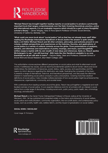 Produktbild: Routledge International Handbook of Social Justice