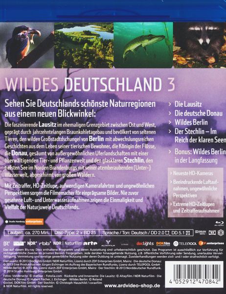 Produktbild: Wildes Deutschland 3 [2 BRs]