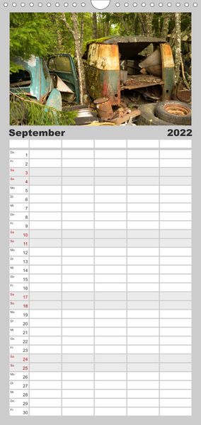 Produktbild: Familienplaner Rostende Legenden (Wandkalender 2022 , 21 cm x 45 cm, hoch)