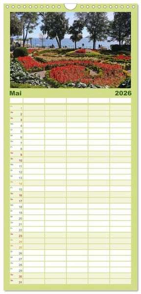 Produktbild: Familienplaner 2026 - Zauberhaftes Opatija mit 5 Spalten (Wandkalender, 21 x 45 cm) CALVENDO