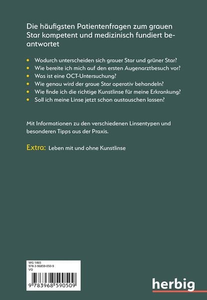 Produktbild: In der Sprechstunde: Grauer Star; Erkennen - verstehen - behandeln