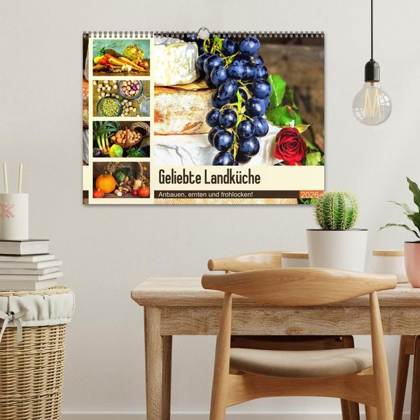 Produktbild: Geliebte Landk&uuml;che. Anbauen, ernten und frohlocken! (Wandkalender 2026 DIN A3 quer), CALVENDO Monatskalender