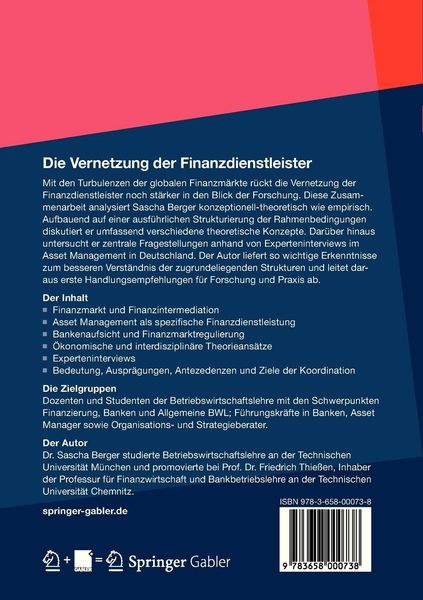 Produktbild: Die Vernetzung der Finanzdienstleister