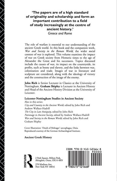 Produktbild: War and Society in the Greek World