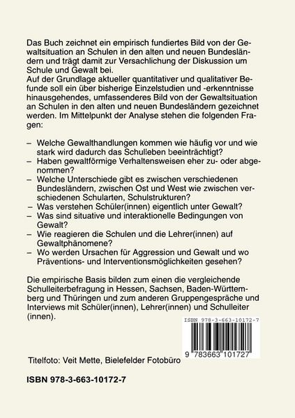 Produktbild: Gewalt an Schulen