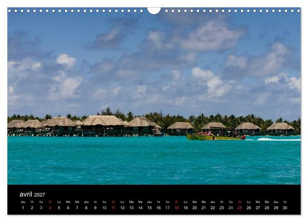Produktbild: Polyn&eacute;sie fran&ccedil;aise - Magie des &icirc;les (Calendrier mural 2027 DIN A3 vertical), CALVENDO calendrier mensuel