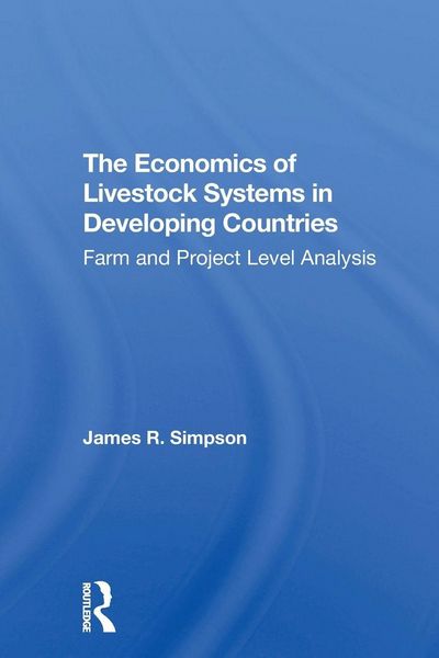 Produktbild: The Economics Of Livestock Systems In Developing Countries