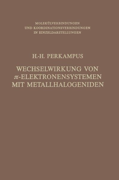 Produktbild: Wechselwirkung von p-Elektronensystemen mit Metallhalogeniden