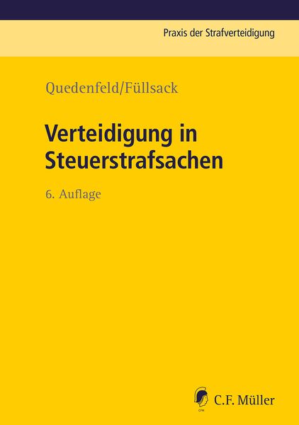 Produktbild: Verteidigung in Steuerstrafsachen