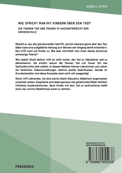 Produktbild: Wie spricht man mit Kindern &uuml;ber den Tod? Die Themen Tod und Trauer im Sachunterricht der Grundschule