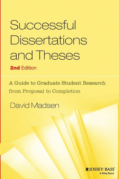 Produktbild: Successful Dissertations and Theses