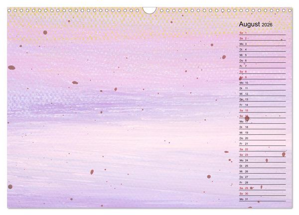 Produktbild: Pastellbunter DIY-Bastelkalender (Wandkalender 2026 DIN A3 quer), CALVENDO Monatskalender