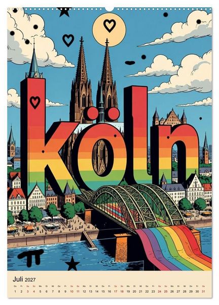 Produktbild: Deutschland ist toll (Wandkalender 2027 DIN A2 hoch), CALVENDO Monatskalender