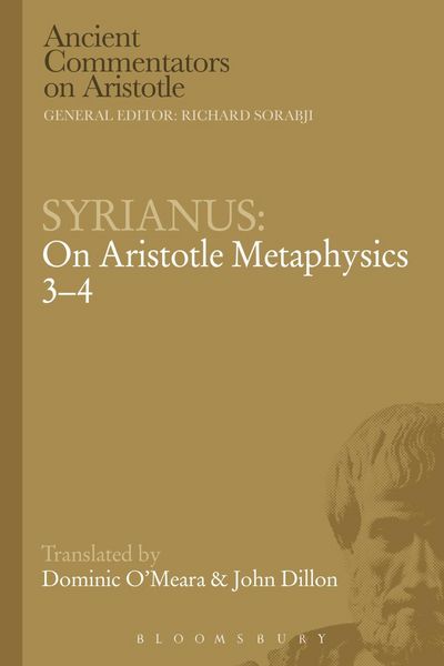 Produktbild: Syrianus: On Aristotle Metaphysics 3-4