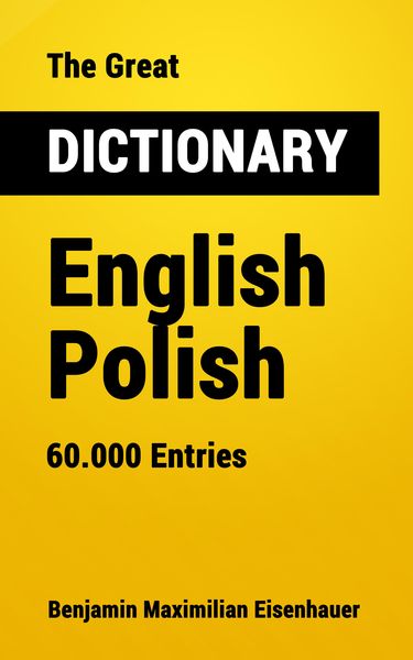Produktbild: The Great Dictionary English - Polish