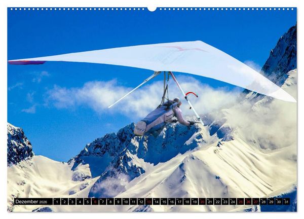 Produktbild: Drachenfliegen - Die Welt aus neuer Perspektive erleben (hochwertiger Premium Wandkalender 2026 DIN A2 quer), Kunstdruck in Hochglanz