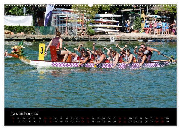 Produktbild: Drachenboot - MissionRome (Wandkalender 2026 DIN A2 quer), CALVENDO Monatskalender
