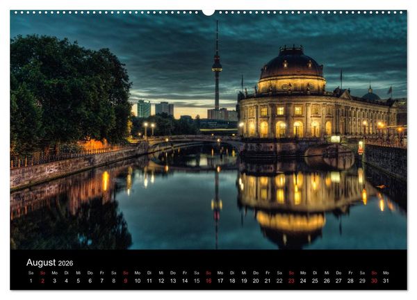 Produktbild: Berliner Stadtansichten (hochwertiger Premium Wandkalender 2026 DIN A2 quer), Kunstdruck in Hochglanz