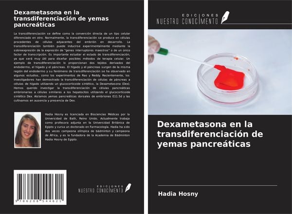 Produktbild: Dexametasona en la transdiferenciaci&oacute;n de yemas pancre&aacute;ticas