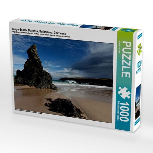 Produktbild: CALVENDO Puzzle Sango Beach, Durness, Sutherland, Caithness | 1000 Teile Lege-Gr&ouml;&szlig;e 64x48cm Foto-Puzzle f&uuml;r gl&uuml;ckliche Stunden