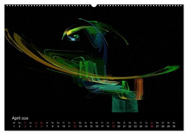 Produktbild: Wunderbare Welt der Farben 2026 (Wandkalender 2026 DIN A2 quer), CALVENDO Monatskalender