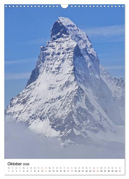Produktbild: Horu Matterhorn im Hochformat (Wandkalender 2026 DIN A3 hoch), CALVENDO Monatskalender