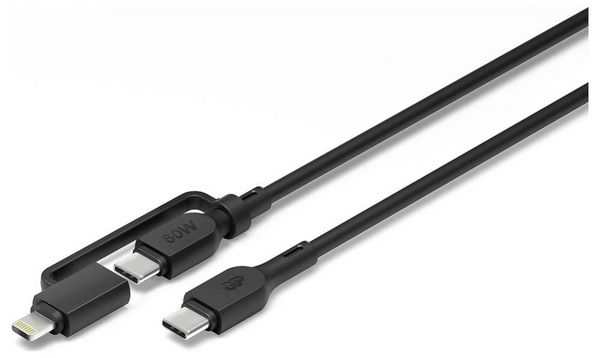 Produktbild: GP USB-Kabel USB-C&reg;, Apple Lightning Stecker 1.50m Schwarz GPCBCXBPBKUSB964